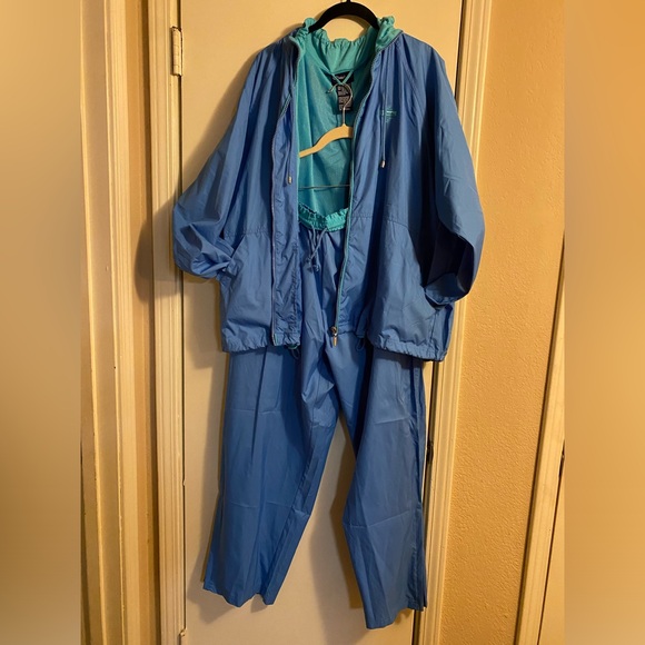 Vintage 90s Catalina Blue Wind-Suit Set XL (16/18) - Picture 3 of 14